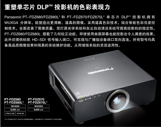 擁有WUXGA 高分辨率